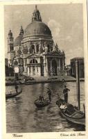 Venice, Venezia; Chiesa della Salute / church, gondolas