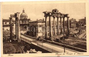 Rome, Roma; Tempio di Saturno / temple