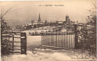 Autun, winter