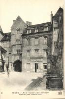 Semur, Porte Guillier / gate, shop of Billiotte