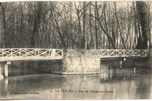 La Fleche, Carmes castle park, bridge