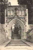 Chambery, Sant Dominique church gate