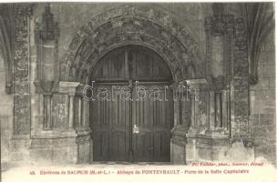 Saumur, Fontervault abbey, gate