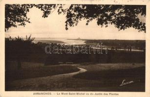 Avranches, Mountain Saint Michel, garden