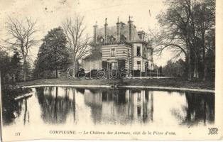 Compiegne, Chateau des Avenues, Piece d'eau / castle