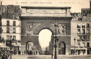 Paris, Porte Saint Martin  / gate, Dance academy,