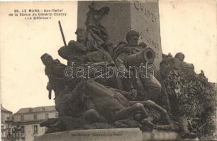 Le Mans, Bas-Relief of the statue of General Chanzy &quot;La Defense&quot;