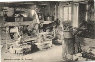 Sankt Georgen, Hammerschmiede / hammer mill, interior