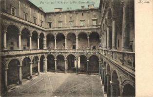 Rome, Roma; Palazzo della Cancelleria, Portico / Palace of the Chancellery, courtyard