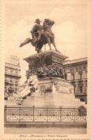 Milan, Milano; Monumento a Vittorio Emanuele / monument