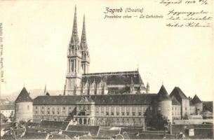 Zagreb, cathedrale, Zágráb, templom