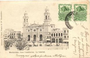 Montevideo, Plaza Constitucion, Catedral / square, cathedral