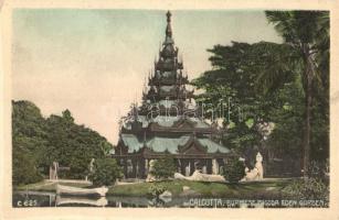 Kolkata, Calcutta; Burmese pagoda, Eden garden