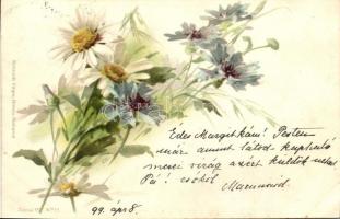 1899 Flower, Serie No. 11. litho