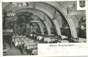 Vienna, Wien; Wiener Rathaus-Keller / restaurant interior