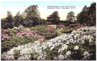 Rochester, Highland park, Rhododendrons and Observatory