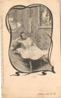 Art Nouveau erotikus lap, A. Sockl Collection &quot;Vlan&quot; Nr. 367. s: Ch. Scolik, Erotic Art Nouveau postcard, A. Sockl Collection &quot;Vlan&quot; Nr. 367. s: Ch. Scolik