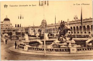 1913 Ghent, Gand; Exposition Universelle, Cour d'Honneur / court of honour