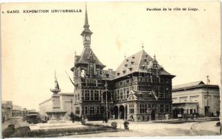 1913 Ghent, Gand; Exposition Universelle, Liege pavilion