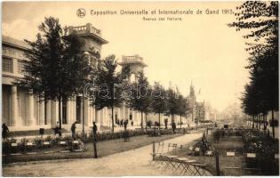 1913 Ghent, Gand; Exposition Universelle, Nations Avenue