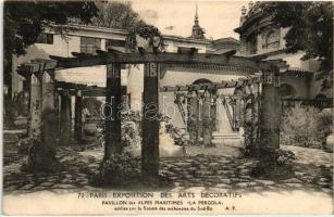 Paris, Exposition des Arts Decoratifs, Pavillon des Alpes Maritimes La Pergola / pavilion of maritimes