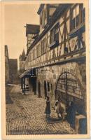 Rothenburg ob der Tauber, Brunnen im Spitalhof / Fountain