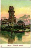 Padova, Tower of Observatory, litho