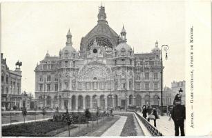 Antwerp, Anvers; Central railway station, Avenue de Keyzer