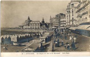 Ostend, Digue de Mer, Kursaal / beach, hotels