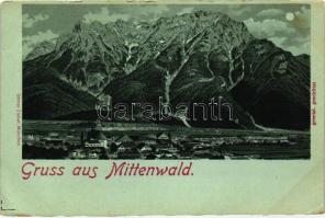 Mittenwald, Ottmar Zieher litho