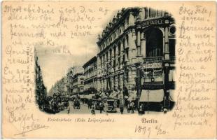 Berlin, Friedrichstrasse (Ecke Leipzigerstrasse), Das Kleine Journal / streets, shop of Loeser &amp; Wolff