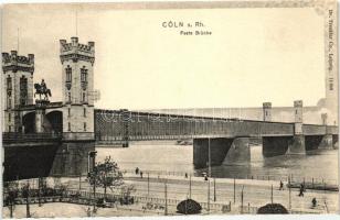 Köln, Cöln a. Rh.; Feste Brücke / bridge