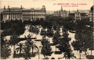 Barcelona, Plaza de Cataluna / square
