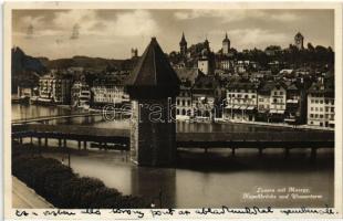 Bern, Musegg, Kapellbrücke, Wasserturm / bridge, water tower