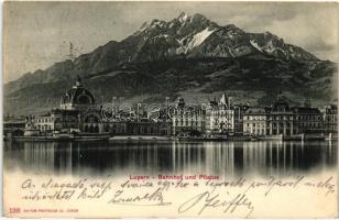 Luzern, Bahnhof, Pilatus / railway station