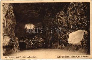 Kochendorf, Steinsalzwerk, Alter Festsaal / salt mine, hall, interior