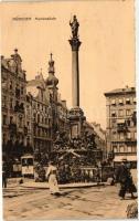 München, Mariensäule / square, tram, shop of Carl Thomas