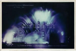 1931 Paris, Exposition Coloniale Internationale, Theatre d'Eau / water theatre