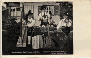 Hausham, Heimatkapelle Gebr. Saurer und Sohn / home chapel, music band, folklore