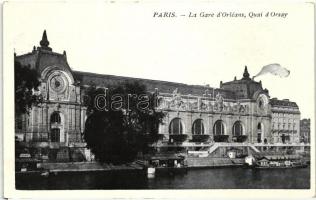Paris, La Gare d'Orléans, Quai d'Orsay / railway station, quay