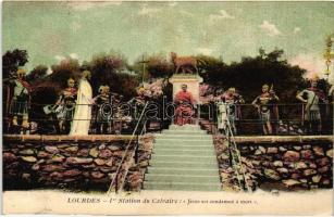 Lourdes, First Station of the Calvary