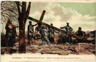 Lourdes, Fifth Station of the Calvary