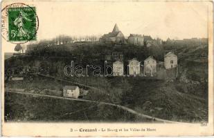 Crozant, Bourg, Villas di Maire / castle, villas