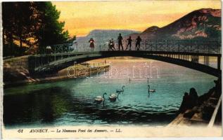 Annecy, Nouveau Pont des Amours / bridge