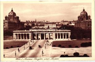 Vienna, Wien I. Ausseres Burgtor und Meseen / gate, museum