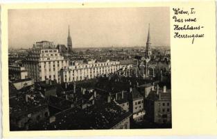 Vienna, Wien I. Das neue Hochhaus-Herrengasse / street