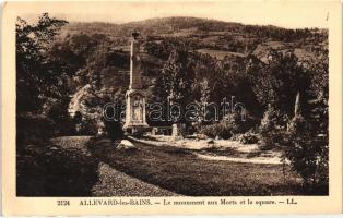 Allevard, square, war monument