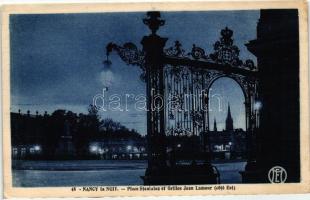 Nancy at night, Stanislas square,