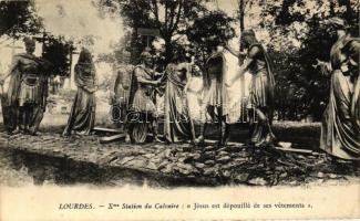 Lourdes, Tenth Station of the Calvary