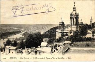 Rouen, Bon-Secours, monument of Jeanne d'Arc